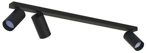 Φωτιστικό Οροφής - Σποτ Mono 7842 3xGU10 10W Black Nowodvorski Metal, Plastic