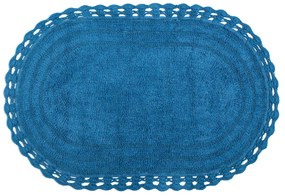 Πατάκι Μπάνιου (60x100) Silk Fashion Οβάλ Royal Blue