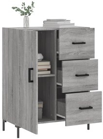 vidaXL Ντουλάπι Γκρι Sonoma 69,5 x 34 x 90 εκ. από Επεξεργασμένο Ξύλο