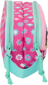 Διπλή Κασετίνα Minnie Mouse Ροζ 21 x 8 x 6 cm 3D