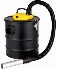 Ηλεκτρική σκούπα στάχτης Rosberg R51001I, 1000W, 18 λίτρα, φίλτρο HEPA, Μαύρο