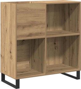 vidaXL Ντουλάπι δίσκων βινυλίου artisan δρυς 84,5 x 38 x 89 εκ