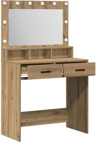 vidaXL Τραπέζι περιποίησης Artisan Oak 79 x 41 x 135 εκ.