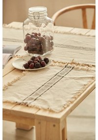 Σουπλά Capri CACAPR35NEG 35x50cm Beige-Black Calma House 100% Cotton