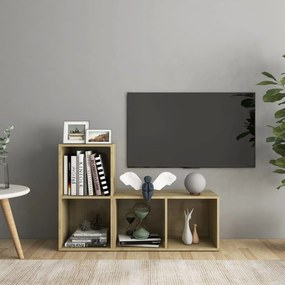 vidaXL Έπιπλα Τηλεόρασης 2 τεμ Sonoma Δρυς 72x35x36,5εκ Επεξ. Ξύλο