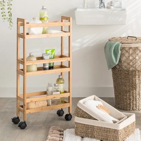 Τρόλεϊ/Ραφιέρα 3 Θέσεων (36x15x74.5) F-V Bamboo 174521
