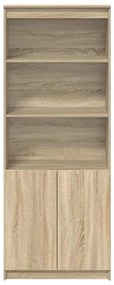 Ντουλάπι Sonoma Δρυς 70x35x180 εκ. από Επεξεργασμένο Ξύλο - Καφέ
