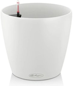 Βάζο Λουλουδιών Lechuza Λευκό πολυπροπυλένιο Στρόγγυλο