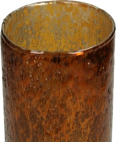 Κηροπήγιο ArteLibre Amber Γυαλί 12x12x20cm