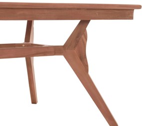 Τραπέζι Τραπεζαρίας WONDER Ξύλο ΤΕΑΚ Φυσικό 180x91x75Υ εκ. 180x91x75 εκ.