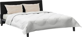 vidaXL Πάπλωμα με μαξιλάρι 3 pcs Λευκό Μικροΐνες