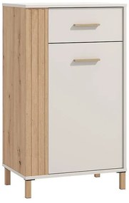 Έπιπλο Χολ Belfort 1K1F Artisan Oak - Cashmere 60x40x103 εκ. 60x40x103 εκ.