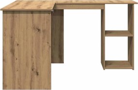 vidaXL Γραφείο Γωνιακό Τεχνίτης Δρυς 120x140x75 εκ Επεξεργασμένο Ξύλο