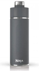 Thermos Ninja DW2401EUUKGY, 700 ml, Κατάλληλο για ανθρακούχα ποτά, Τριπλή μόνωση, Χωρίς BPA, Ζεστό έως 8 ώρες, Κρύο έως 24 ώρες, Γκρι