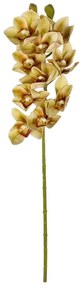Τεχνητό Λουλούδι Cymbidium 21408 75cm Champagne GloboStar Πολυαιθυλένιο