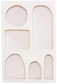 ΡΑΦΙΕΡΑ-ΚΟΜΜΟ ΣΕΙΡΑ SANTORINI  MDF ΣΕ ΥΠΟΛΕΥΚΟ 80x18x120Υεκ.
