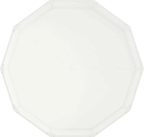 vidaXL Γλάστρα Λευκό 120 x 120 x 35 εκ Ατσάλι