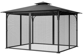 VEVOR Replacement Mesh Gazebo Netting Screen for 10x13x6.8 ft Patio, Net Only