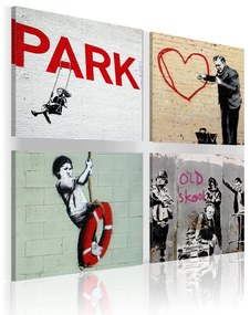 Πίνακας - Banksy - urban inspiration 40x40