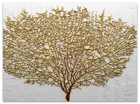 Πίνακας σε καμβά -Golden Tree- Megapap ψηφιακής εκτύπωσης 100x70x3εκ.