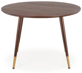 Τραπέζι Houston 1363, Καρυδί, 76cm, 26 kg, Ινοσανίδες μέσης πυκνότητας, Μέταλλο | Epipla1.gr