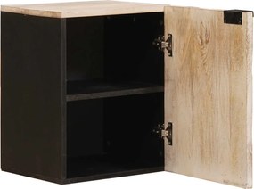 vidaXL Κρεμαστό Ντουλάπι Μπάνιου με ράφι Λευκό 38 x 33 x 48 εκ