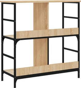 vidaXL Βιβλιοθήκη Sonoma Δρυς 78,5 x 33 x 82 εκ. Επεξεργασμένο Ξύλο