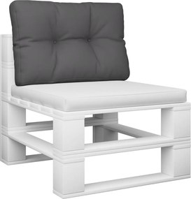 vidaXL Μαξιλάρι Παλέτας Ανθρακί 50 x 40 x 12 εκ. Υφασμάτινο
