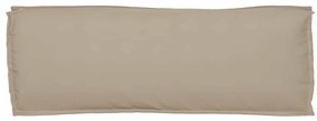 vidaXL Μαξιλάρι παλέτας για πάγκο Taupe 110 x 40 x 8 εκ Ύφασμα Oxford