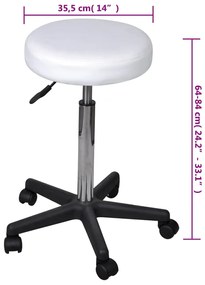 Σκαμπό Γραφείου Λευκό