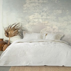 Κουβερλί Happy Honeymoon (Σετ 3τμχ) Off White Nima King Size 240x260cm Microfiber