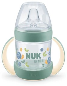 Μπιμπερό Εκπαίδευσης For Nature Με Λαβές 10743072 Temperature Control 150ml 6-18 Μηνών Green Nuk 150ml Polypropylene