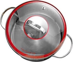 Κατσαρόλα ανοξείδωτη με καπάκι - 3.6L - CS003-B20 - DSP - 561604
