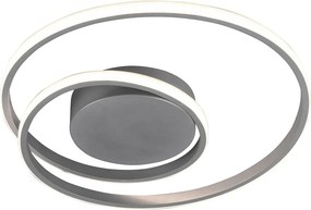 Φωτιστικό Πλαφονιέρα LED Dimmable RL Zibal Silver R62911187