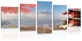 Εικόνα 5 μερών φθινόπωρο στην Ιαπωνία - 100x50
