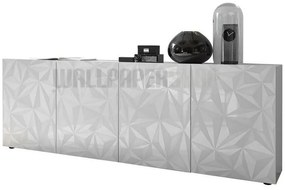 Μπουφές Λευκή Λάκα 241x84x42