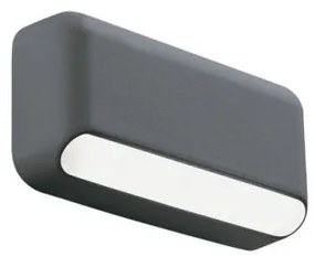 Απλίκα Φωτιστικό Τοίχου LED 3W IP65 3000K Seren Viokef-4309301-Ανθρακί 4309301