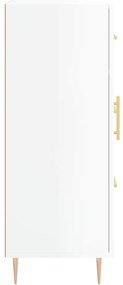 vidaXL Ντουλάπι Γυαλιστερό Λευκό 69,5x34x90 εκ. Επεξεργασμένο Ξύλο