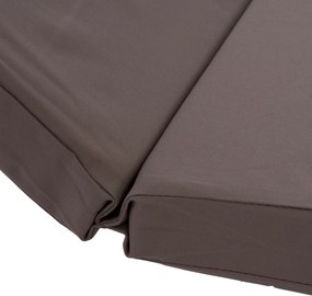 ΜΑΞΙΛΑΡΙ ΞΑΠΛΩΣΤΡΑΣ POLYESTER CHIOS ΓΚΡΙ HM11234.10P 192x58x6 εκ.