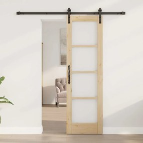 vidaXL Συρόμενη Πόρτα ORKDAL Φυσικό 61 x 198,5 εκ.