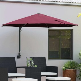 vidaXL Ομπρέλα Κήπου 248 x 248 x 148 εκ. Πολυεστέρας και Χάλυβας