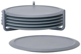 Σουβέρ Singles (Σετ 6Τμχ) 330304 Φ10x3,1cm Cool Grey Zone Denmark Silicon,Metal