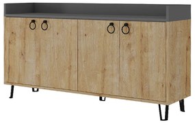 ΜΠΟΥΦΕΣ DEA MEGAPAP ΧΡΩΜΑ ΦΥΣΙΚΟ ΟΞΙΑΣ - ΑΝΘΡΑΚΙ 140X36X80ΕΚ.