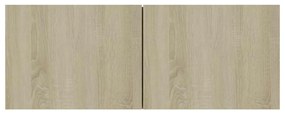 vidaXL Έπιπλο Τηλεόρασης Sonoma Δρυς 80 x 30 x 30 εκ. από Επεξ. Ξύλο