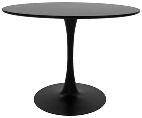 Τραπέζι Balou MDF μαύρο Φ100x75εκ Υλικό: MDF - METAL 127-000085