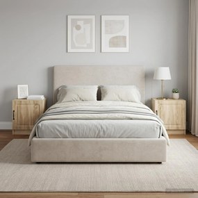 vidaXL Κομοδίνο 2 τεμ. Sonoma Δρυς 43 x 34,5 x 47 εκ.