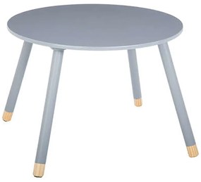 Παιδικό τραπεζάκι Playful pakoworld γκρι-φυσικό Φ60x43.5εκ
