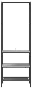 vidaXL Ράφι ρούχων με ράφια με ράφι Γκρι sonoma 60 x 30 x 171 εκ