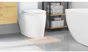 vidaXL Πατάκι μπάνιου Κρεμ 50 x 50 cm Πολυπροπυλένιο