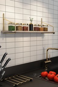 Wall Shelf Duvar Rafı 60 cm Extra Gold
Brown